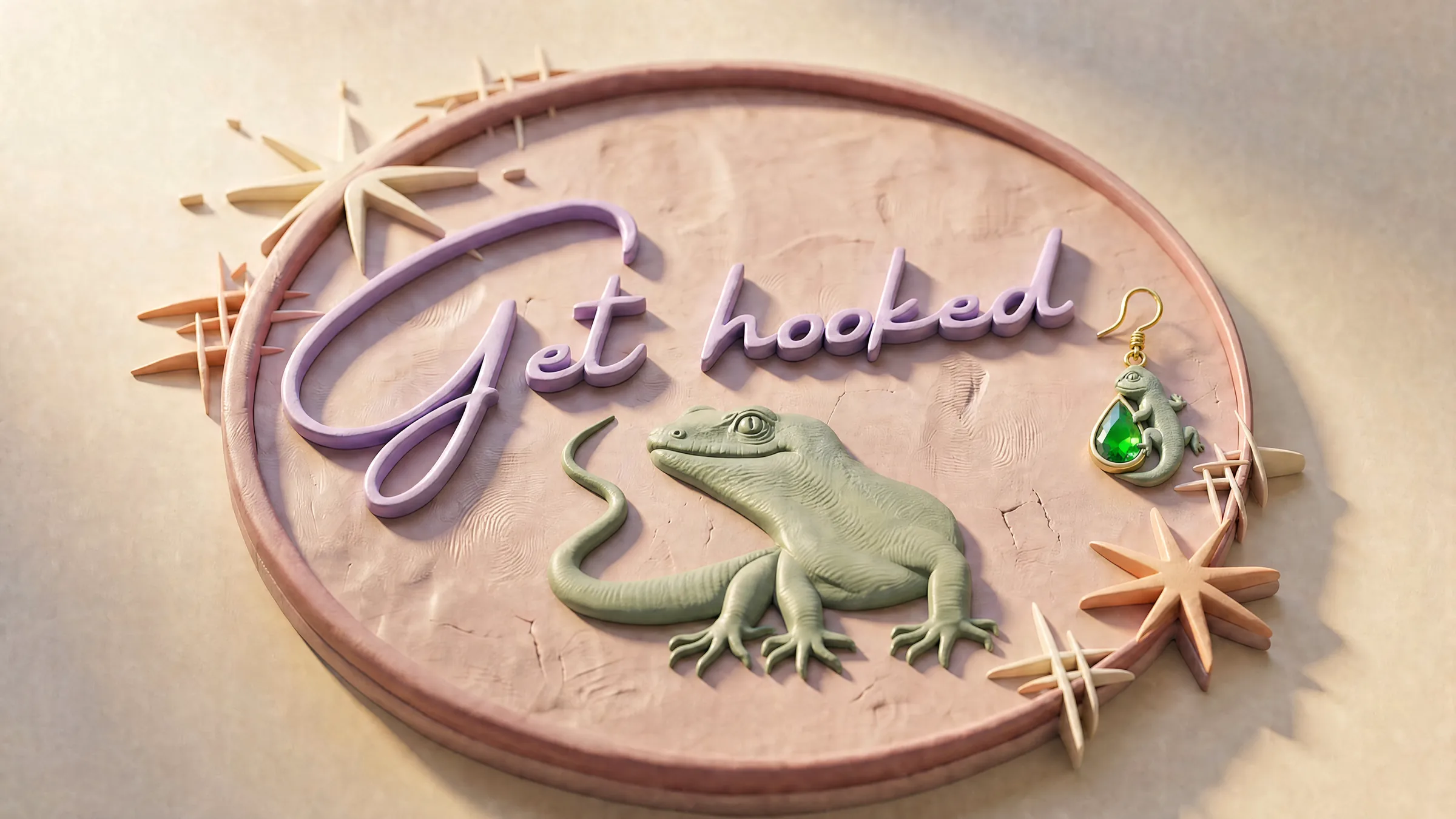 Get Hooked, handmade polymer clay jewellery